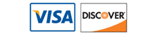Visa and Discover Accepted
